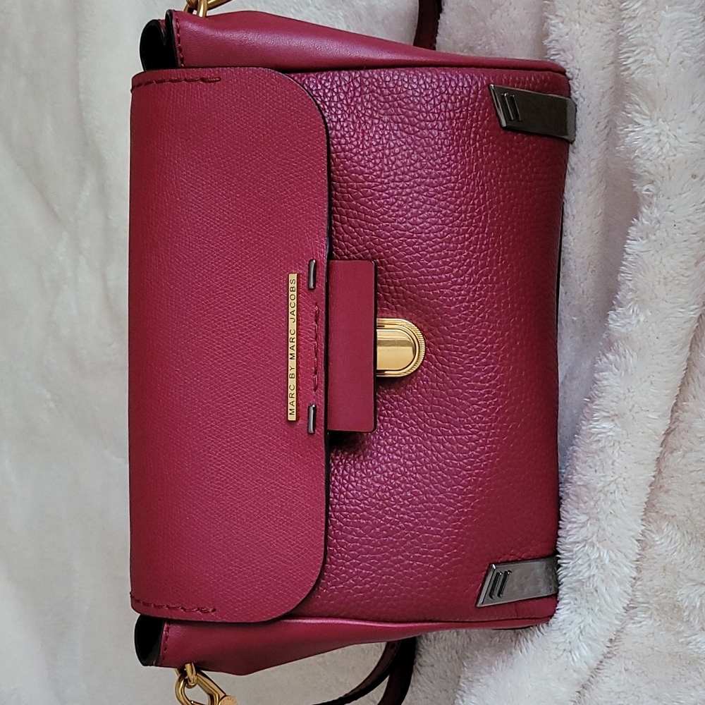 Marc by Marc Jacobs red crossbody bag